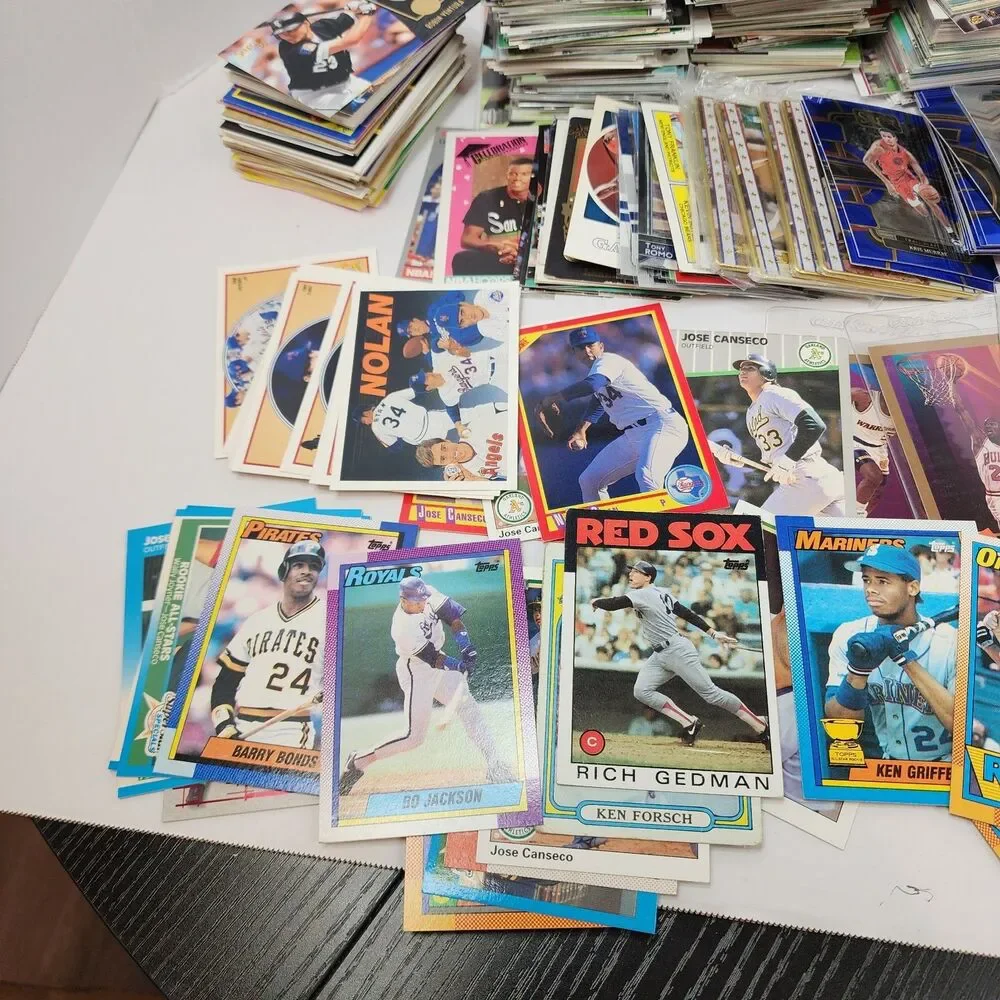 Sports CARD LOT Baseball Football  Basketball Storage Unit Find